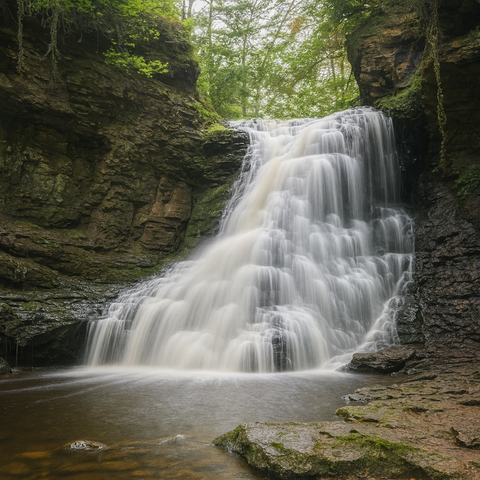 Hareshaw Linn Waterfall, Bellingham