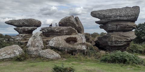Brimham Rocks and Surrounding Streams