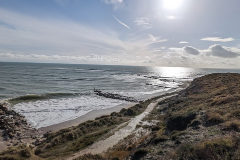 Hengistbury head beach