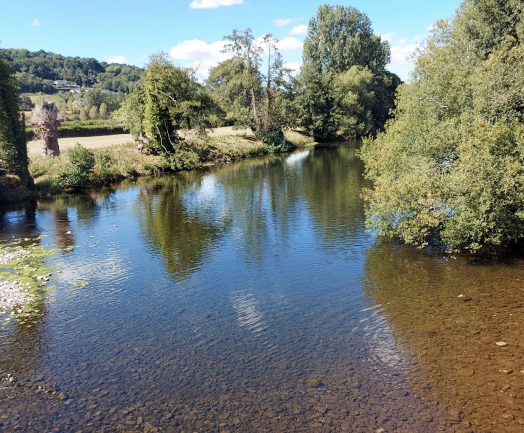 River Usk at Llangynidr