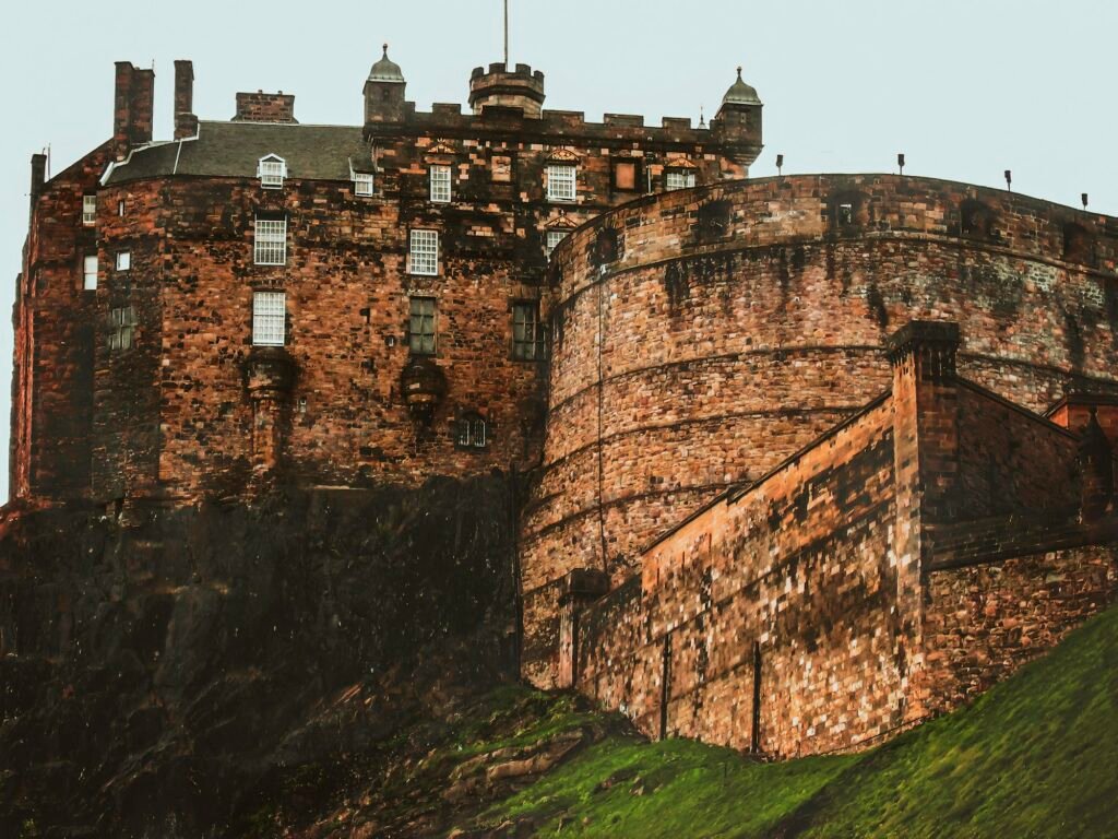 Edinburgh Castle on its hilltop