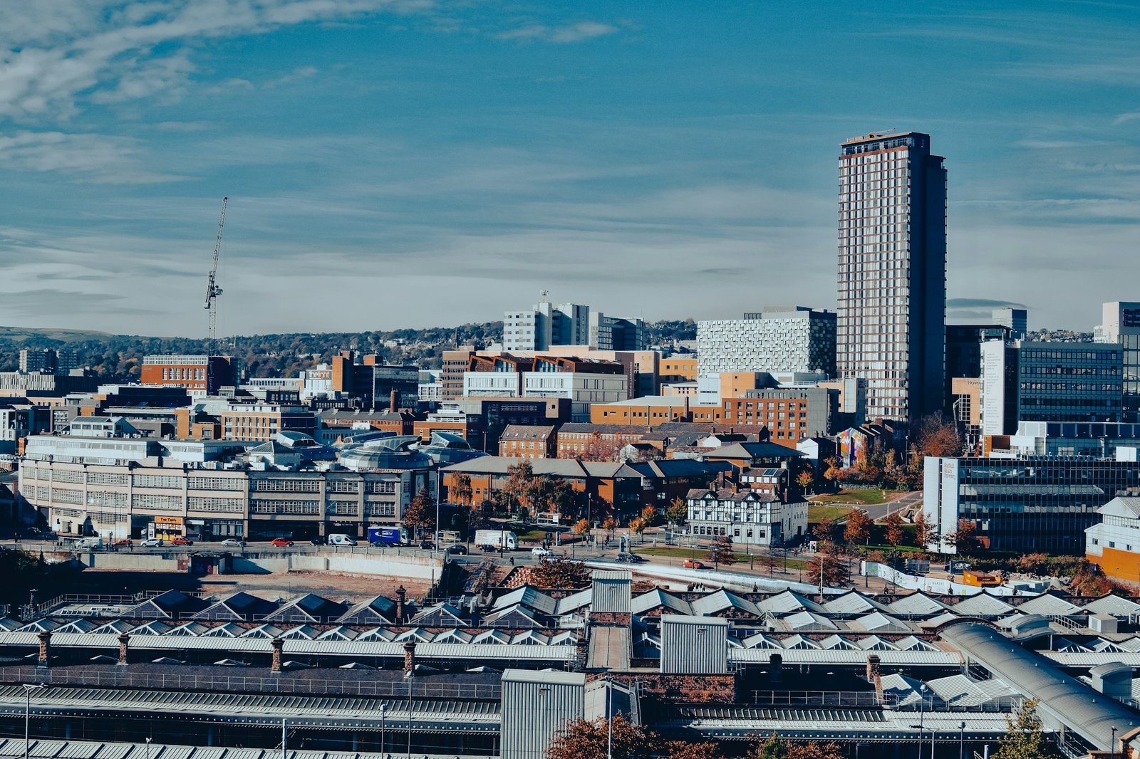 Sheffield city skyline