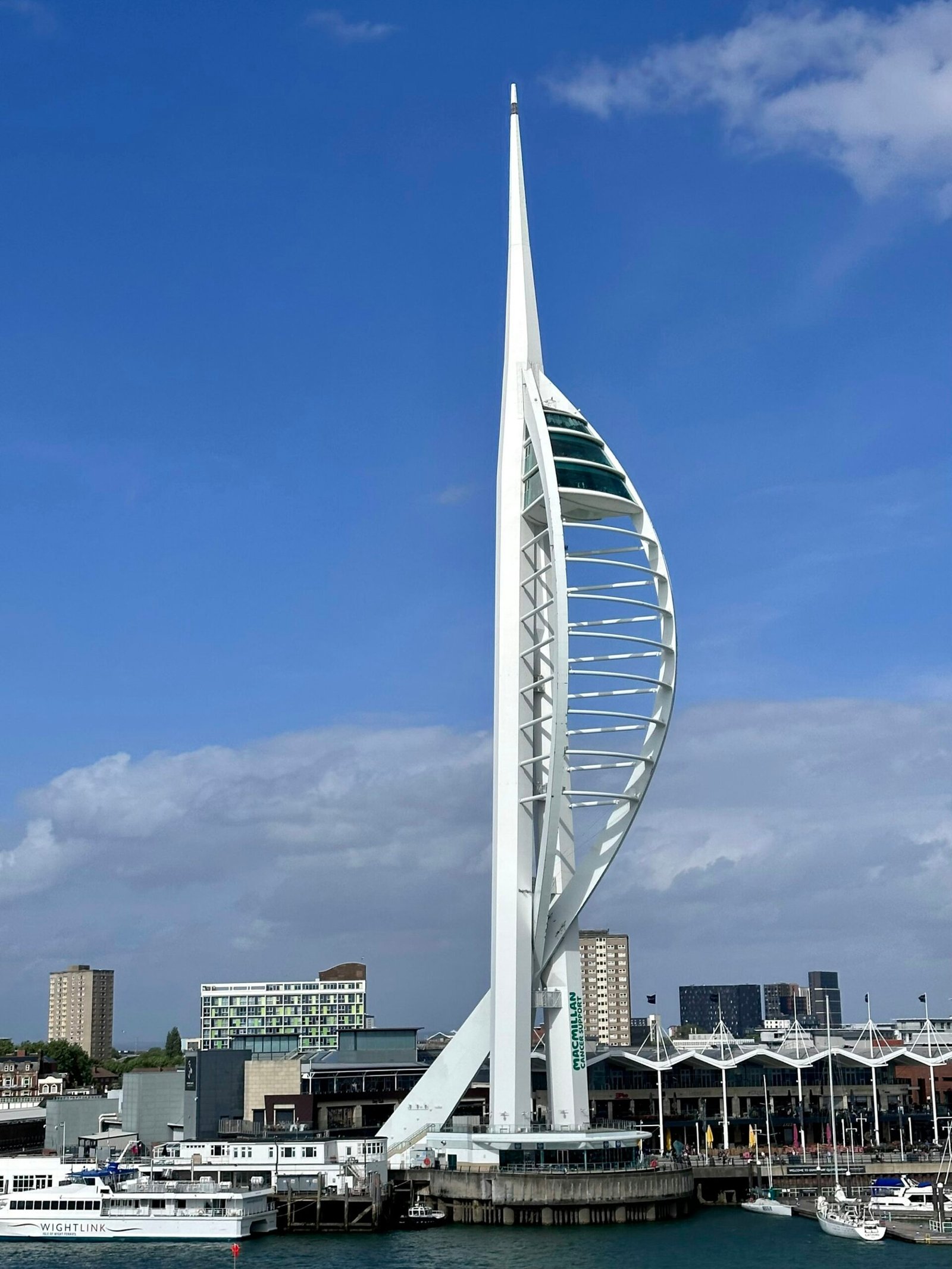 Spinnaker Tower overlooking Portsmouth harbour