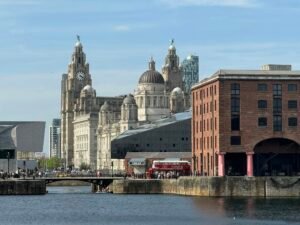 Royal Liver Building on the Liverpool waterfront